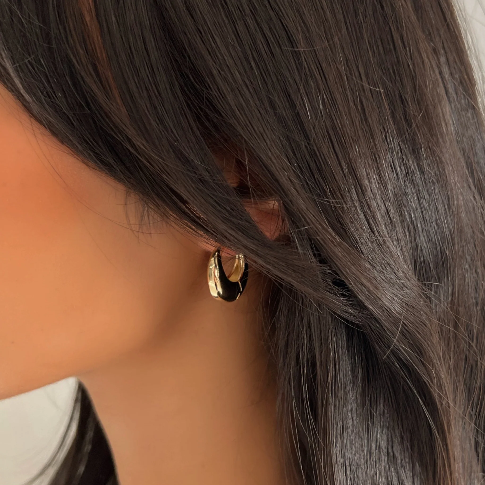 Hollywood Gold Hoops