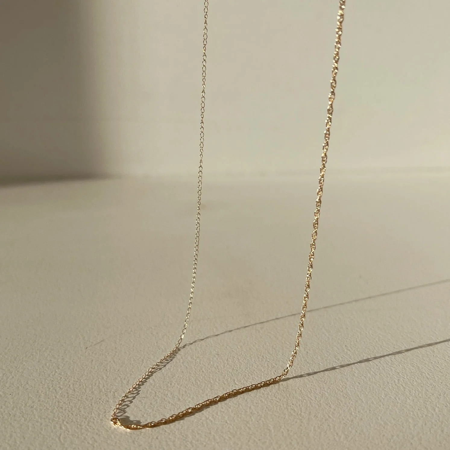 Entangled Solid Gold Necklace