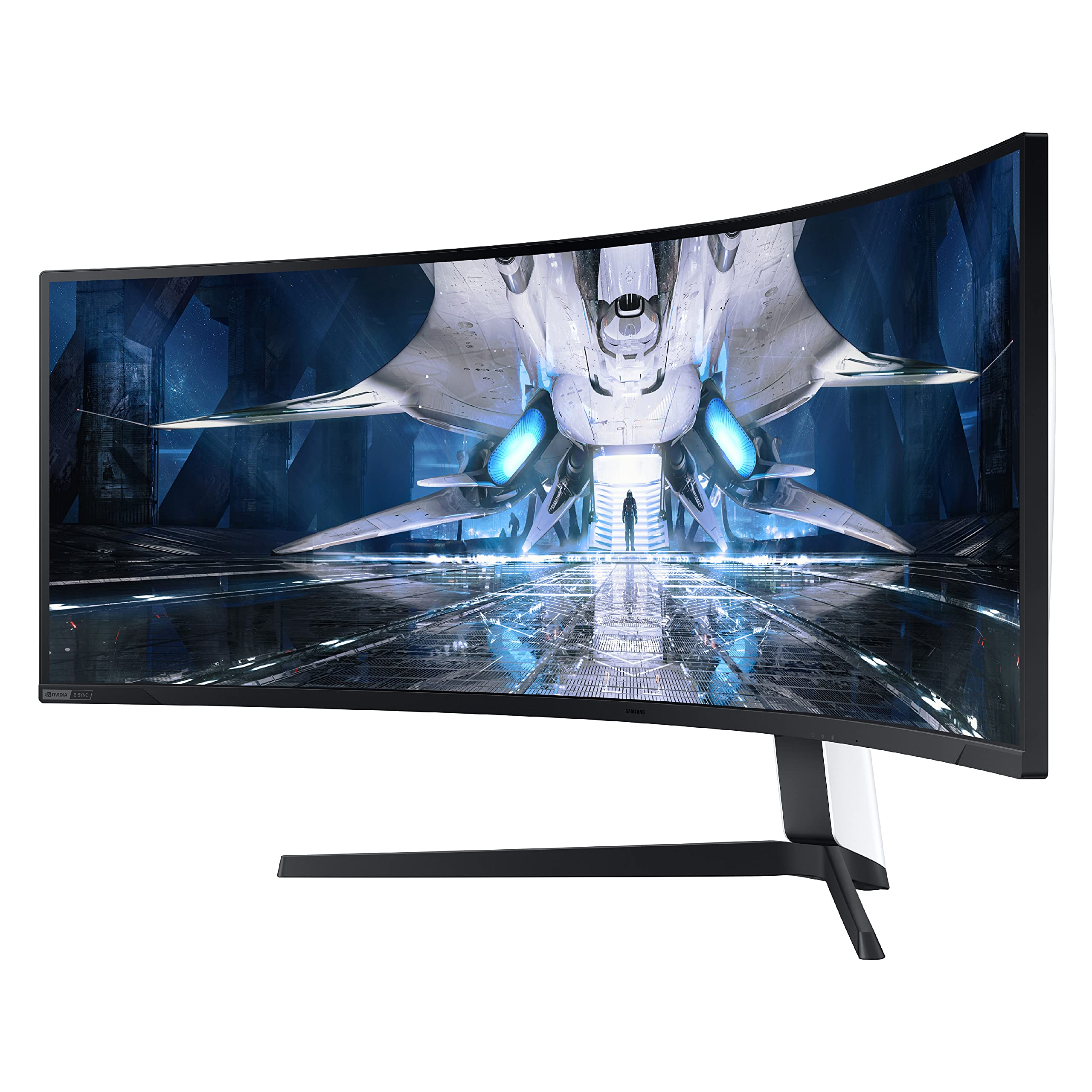 【Electronics】49-Inch Dual QHD (5120x1440) Gaming Monitor, 240Hz, Curved, Height Adjustable Stand