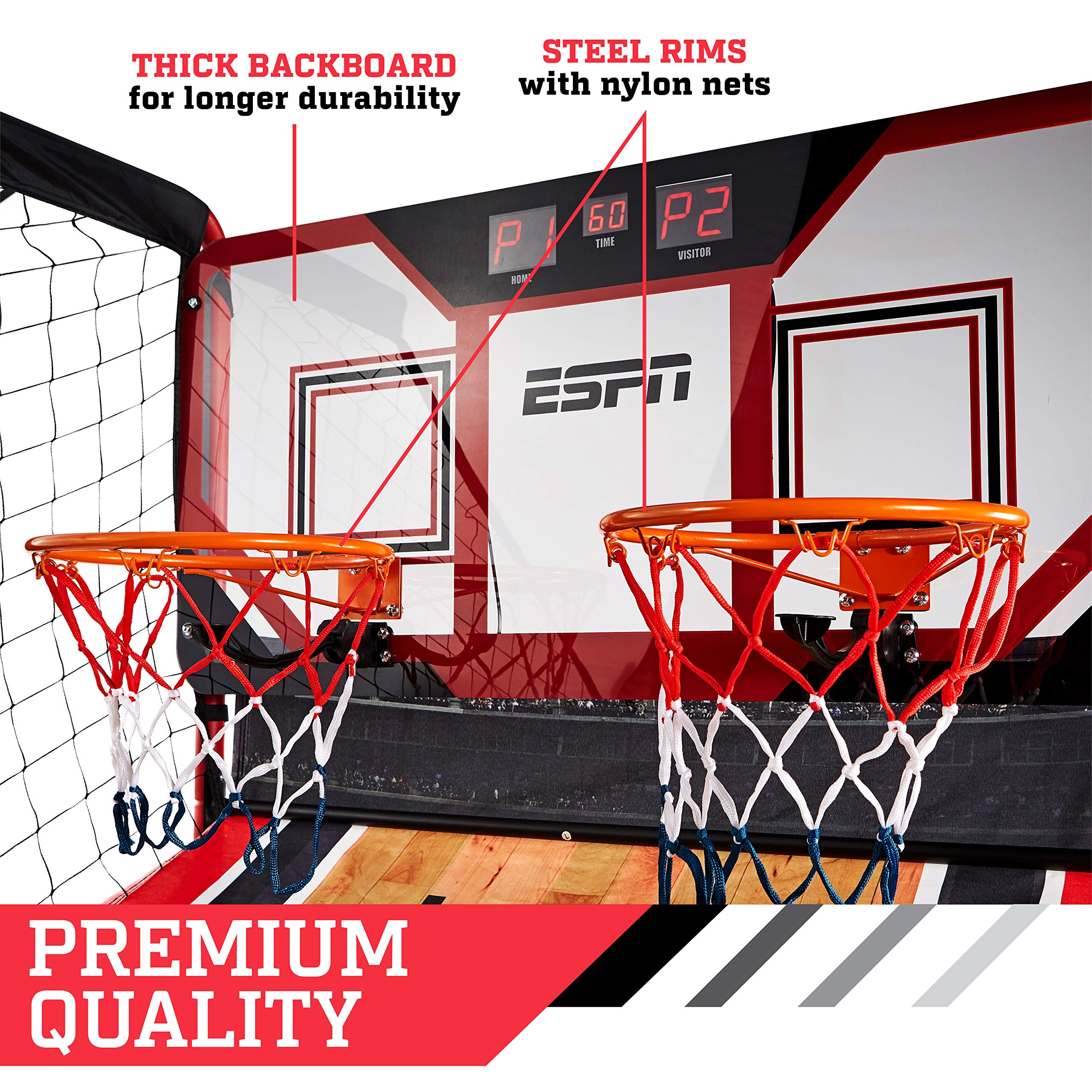 【Sports&Outdoors】2 Player Space Saving Arcade Basketball