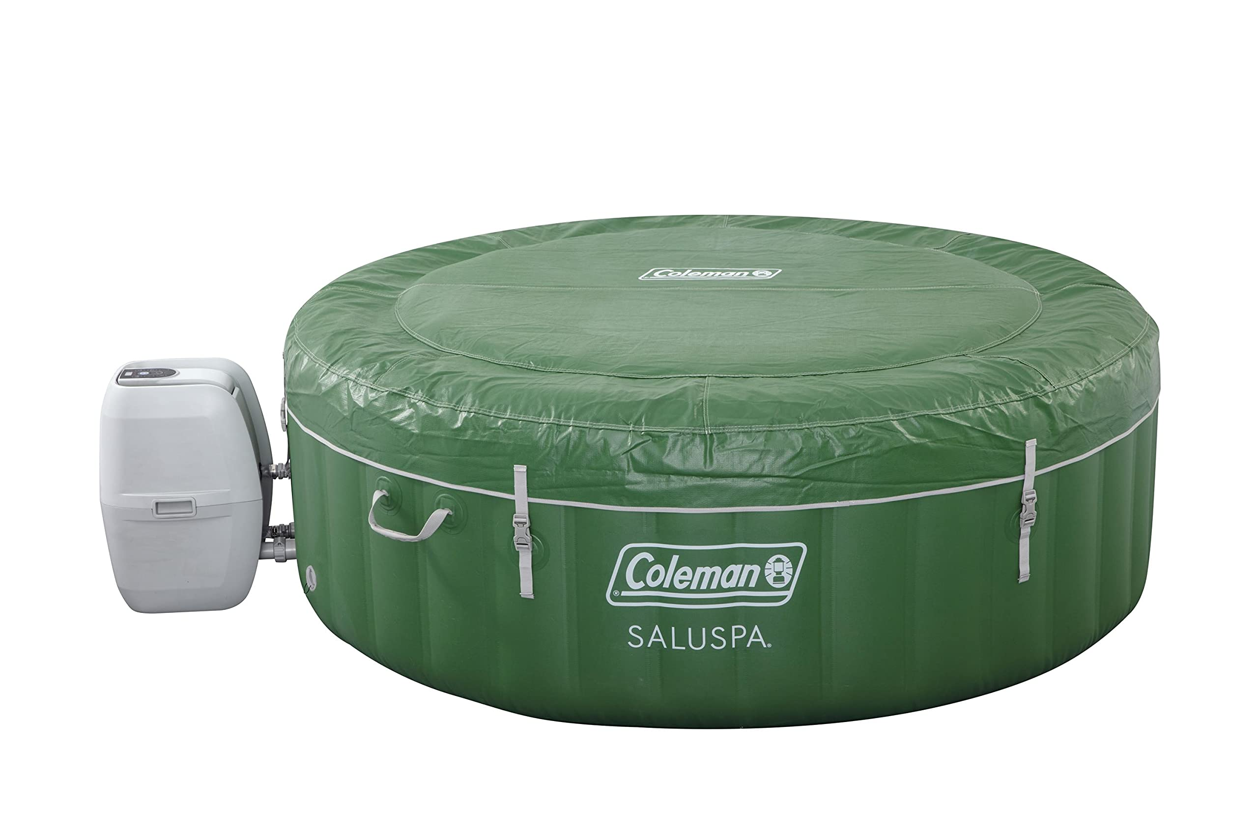 【Sports&Outdoors】Inflatable Hot Tub, Portable Hot Tub with Heated Water System & Bubble Jets