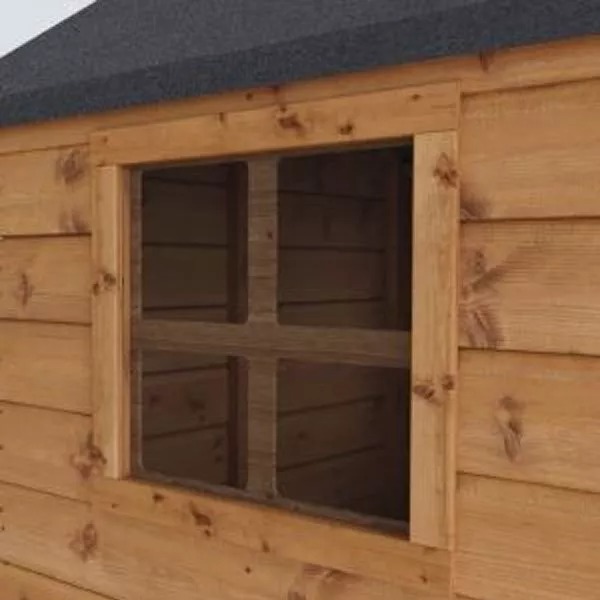 【Sports&Outdoors】Mercia 12 x 5ft Wooden Poppy Playhouse including Tower & Slide