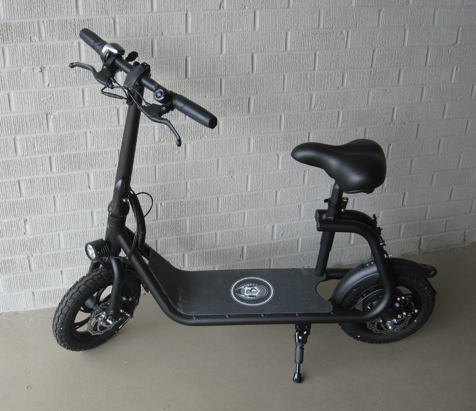 【Sports&Outdoors】Electric Scooter for Adults - Foldable Scooter with Seat & Carry Basket - 450W Brushless Motor 36V