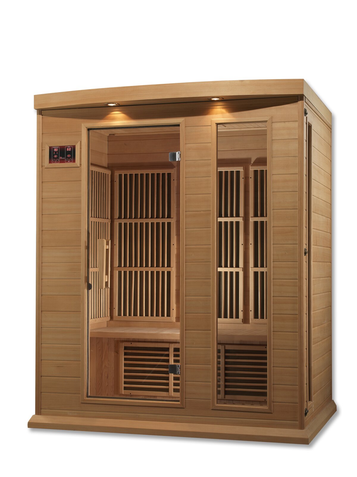 【Sports&Outdoors】Dynamic Infrared 3 - Person Indoor FAR Infrared Sauna in Hemlock
