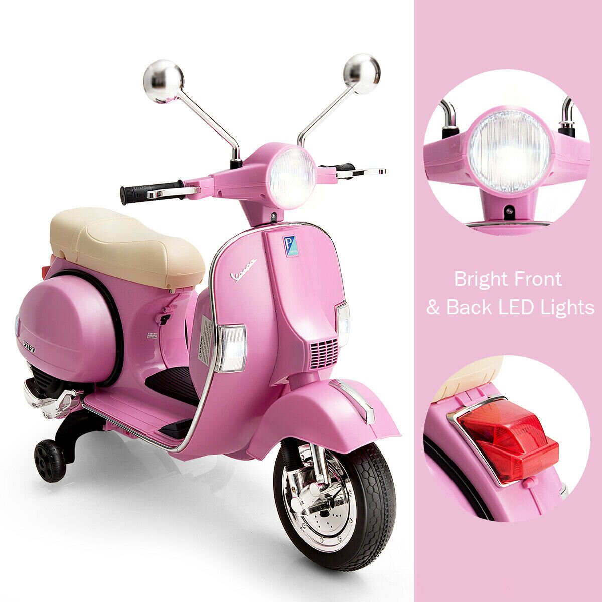 【Baby&Kids】Kids Ride on Vespa Scooter Motorcycle