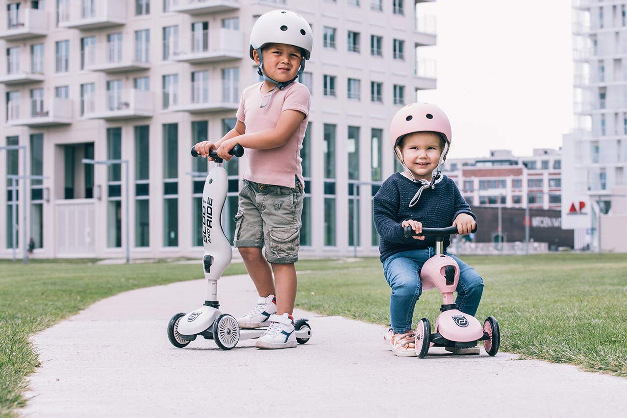 【Sports&Outdoors】Children Adjustable Seated or Standing 2-in-1 Scooter Including Safety Pad for Tip Prevention