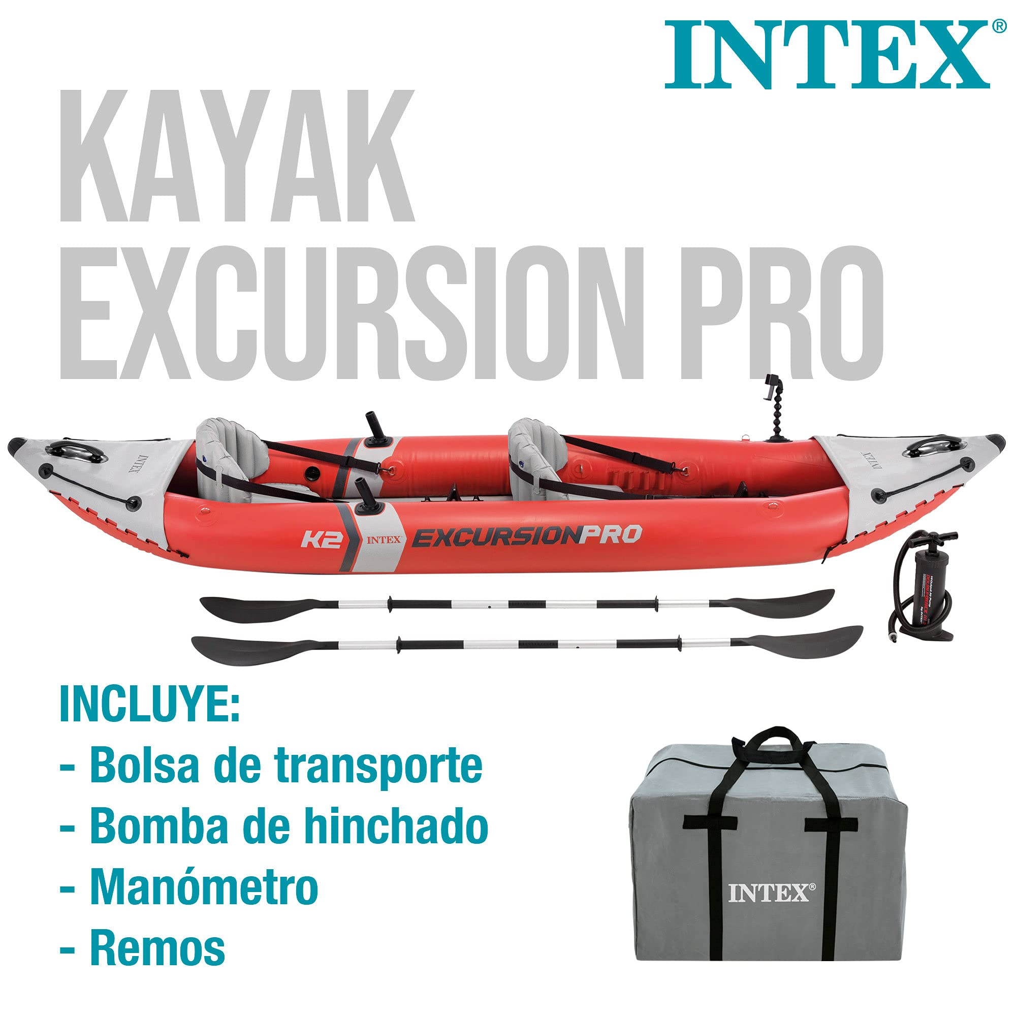【Sports&Outdoors】Explorer K2 Kayak, 2-Person Inflatable Kayak Set with Aluminum Oars & Air Pump