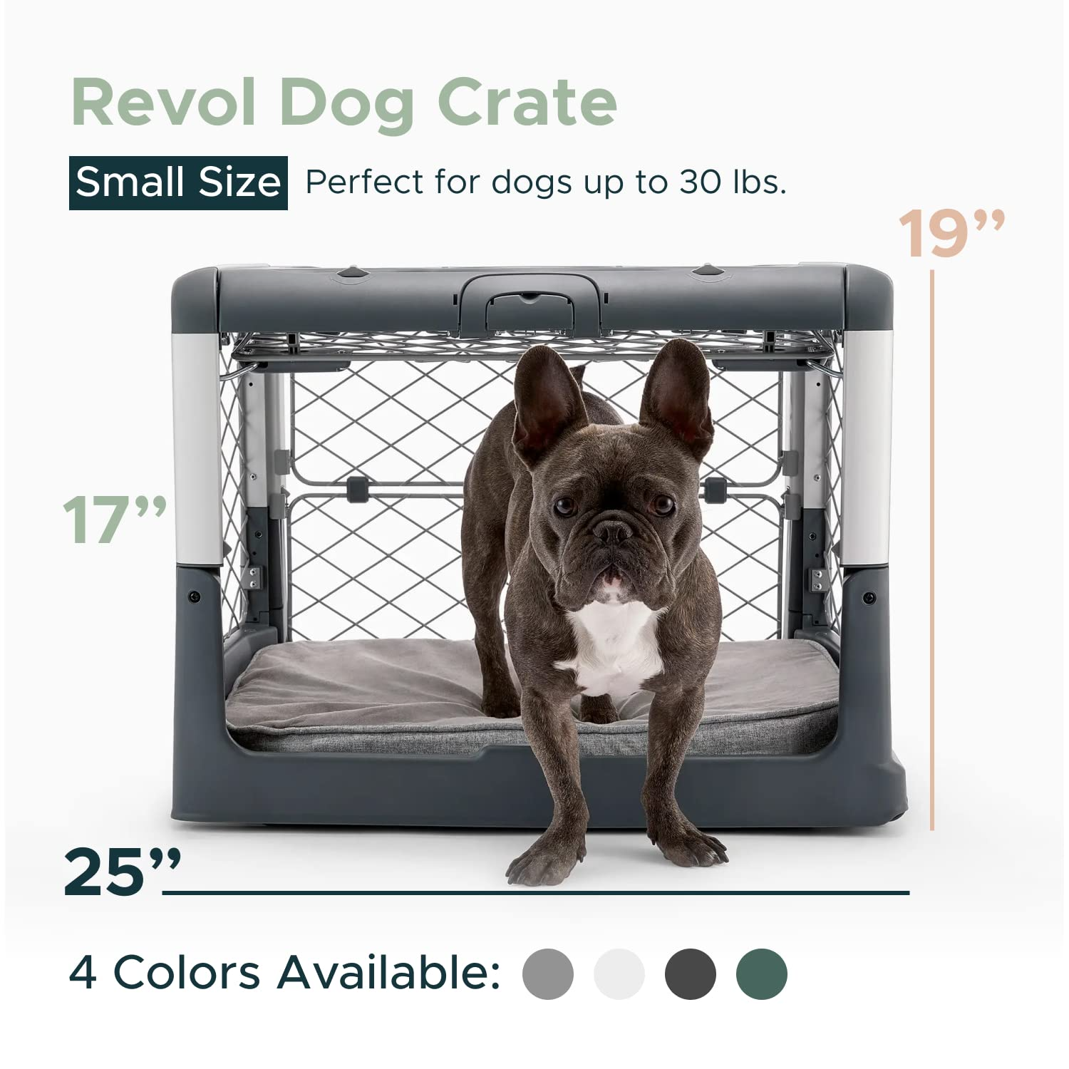 【Home&Garden】Revol Dog Crate (Collapsible Portable Travel Dog Crate, Dog Kennel) for Small Dogs & Puppies