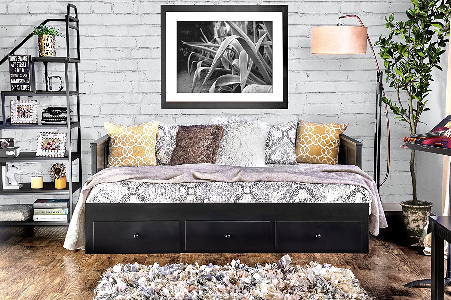 【Furniture】【BS】HEMNES Daybed Frame with 3 Drawers, with Mattress