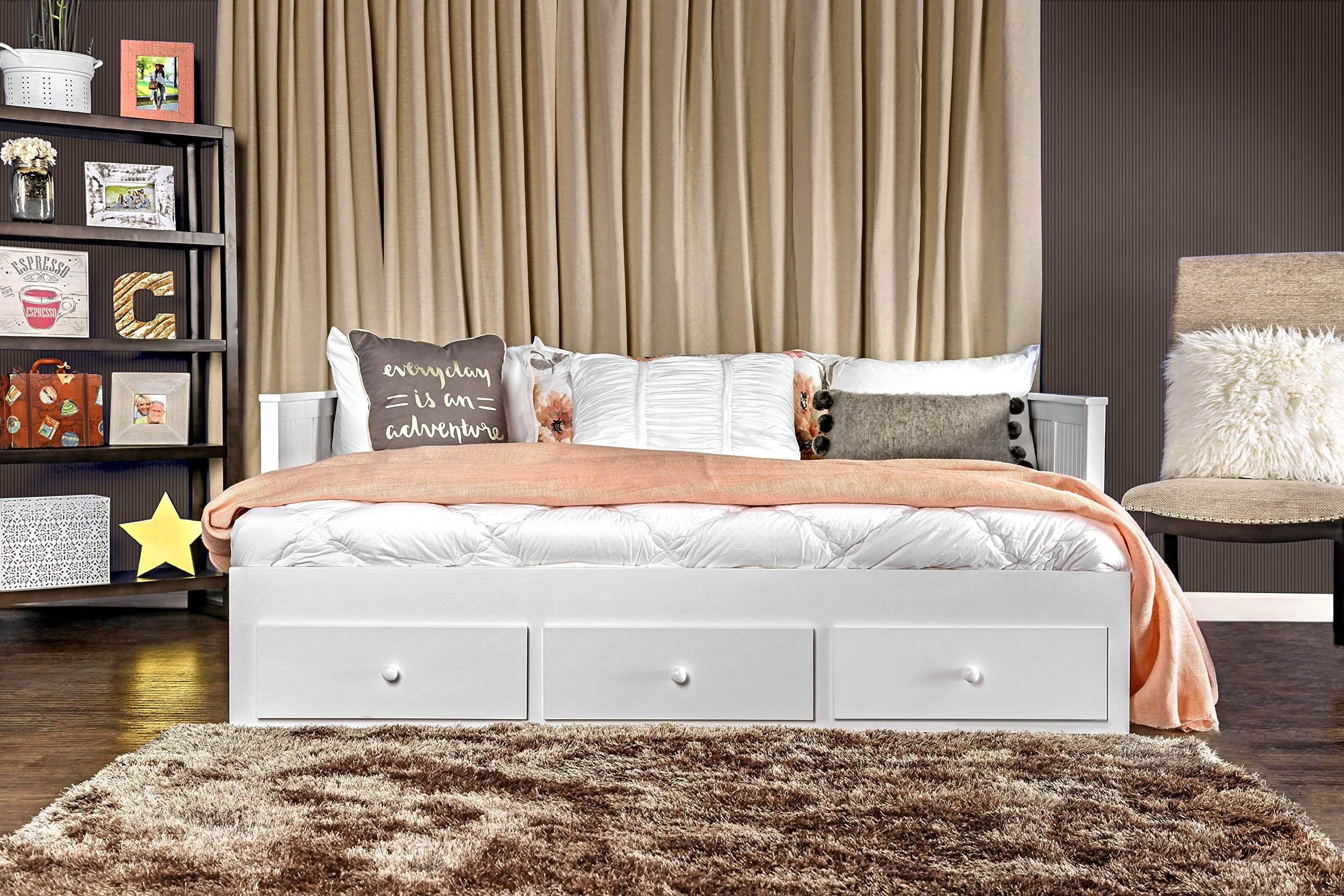【Furniture】【BS】HEMNES Daybed Frame with 3 Drawers, with Mattress