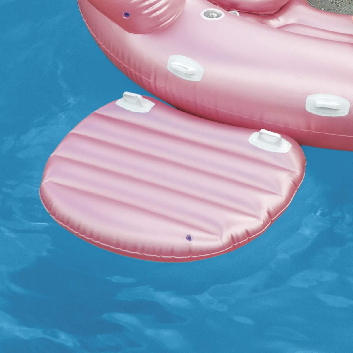 【Sports&Outdoors】Flamingo Party Island, Inflatable Island, 166in X 147in x 73in