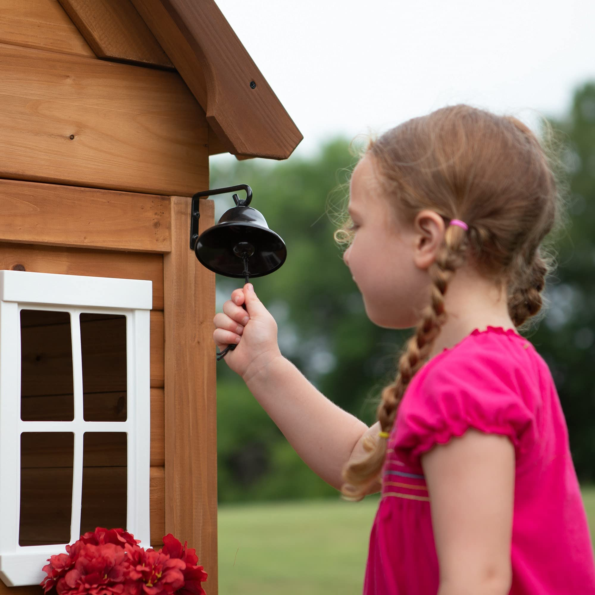 【Sports&Outdoors】Aspen All Cedar Outdoor Wooden Playhouse