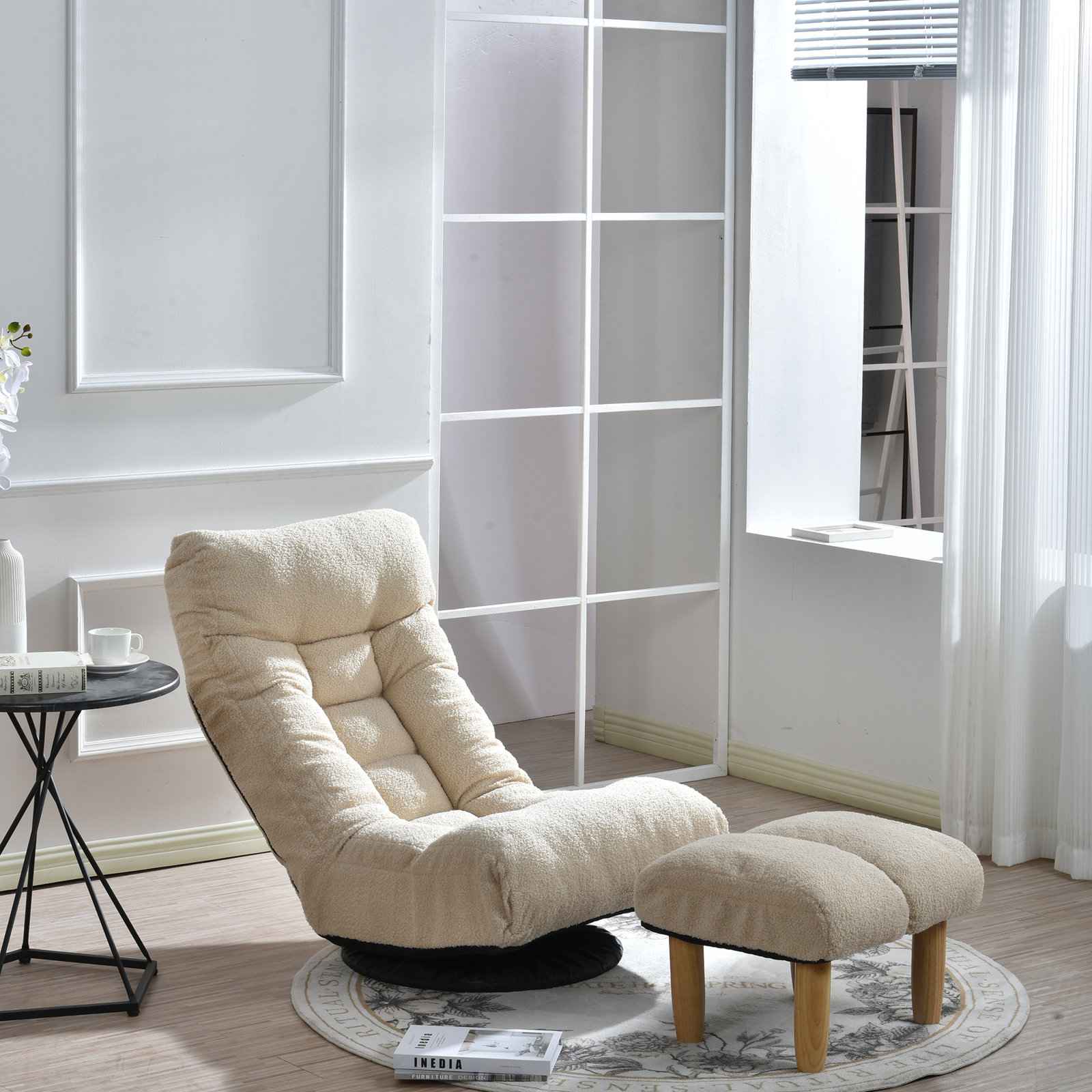 【Furniture】Adjustable Lounge Recliner Floor Game Chair