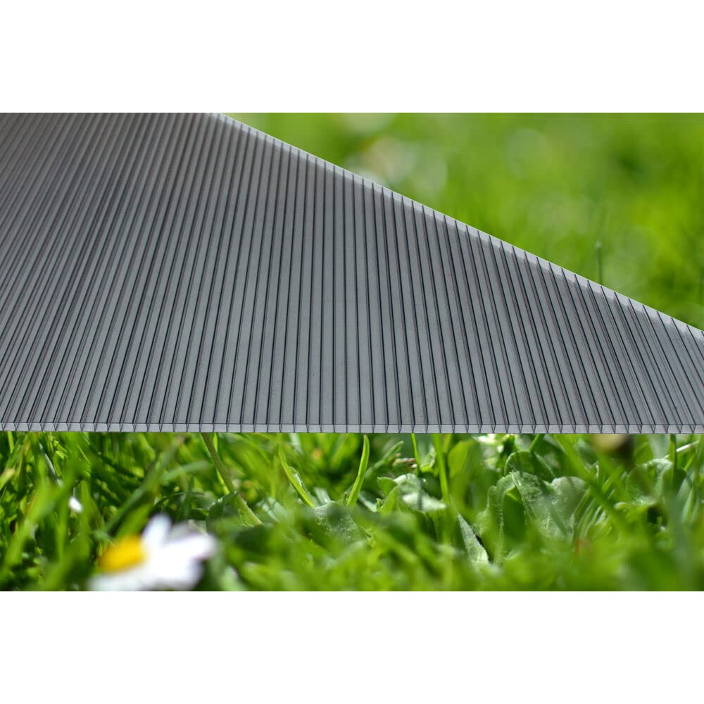 【Home&Garden】19-Ft. x 10-Ft. Aluminum Arch-Roof Carport with Polycarbonate Roof Panels