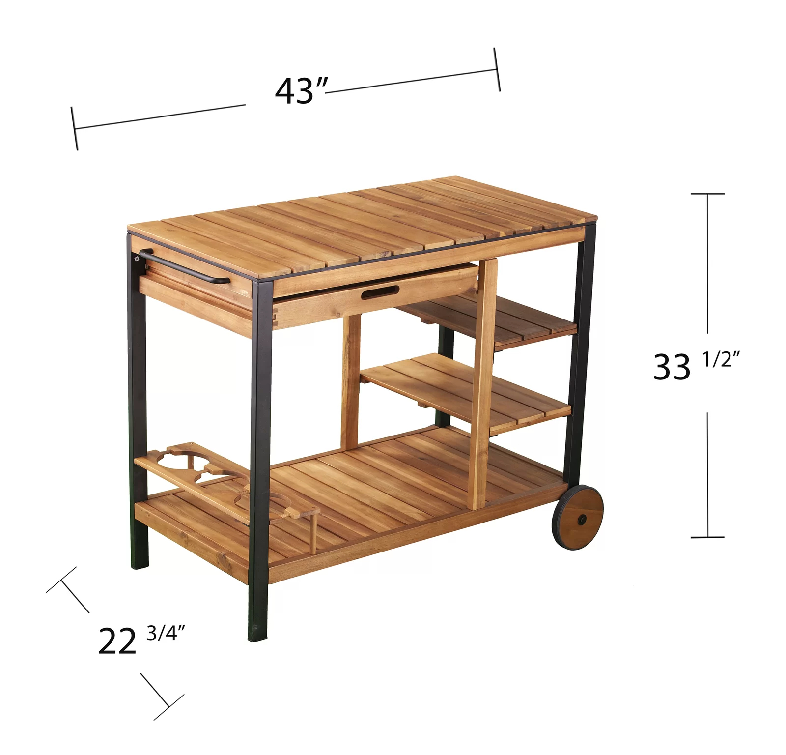 【Home&Garden】Murcott Bar Cart