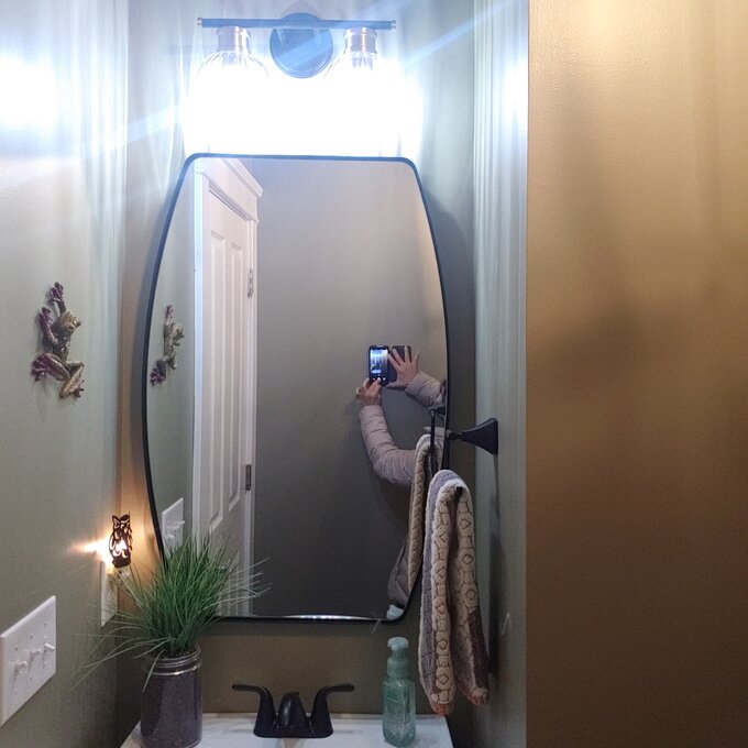 【Home Improvement】Irregular Metal Wall Mirror