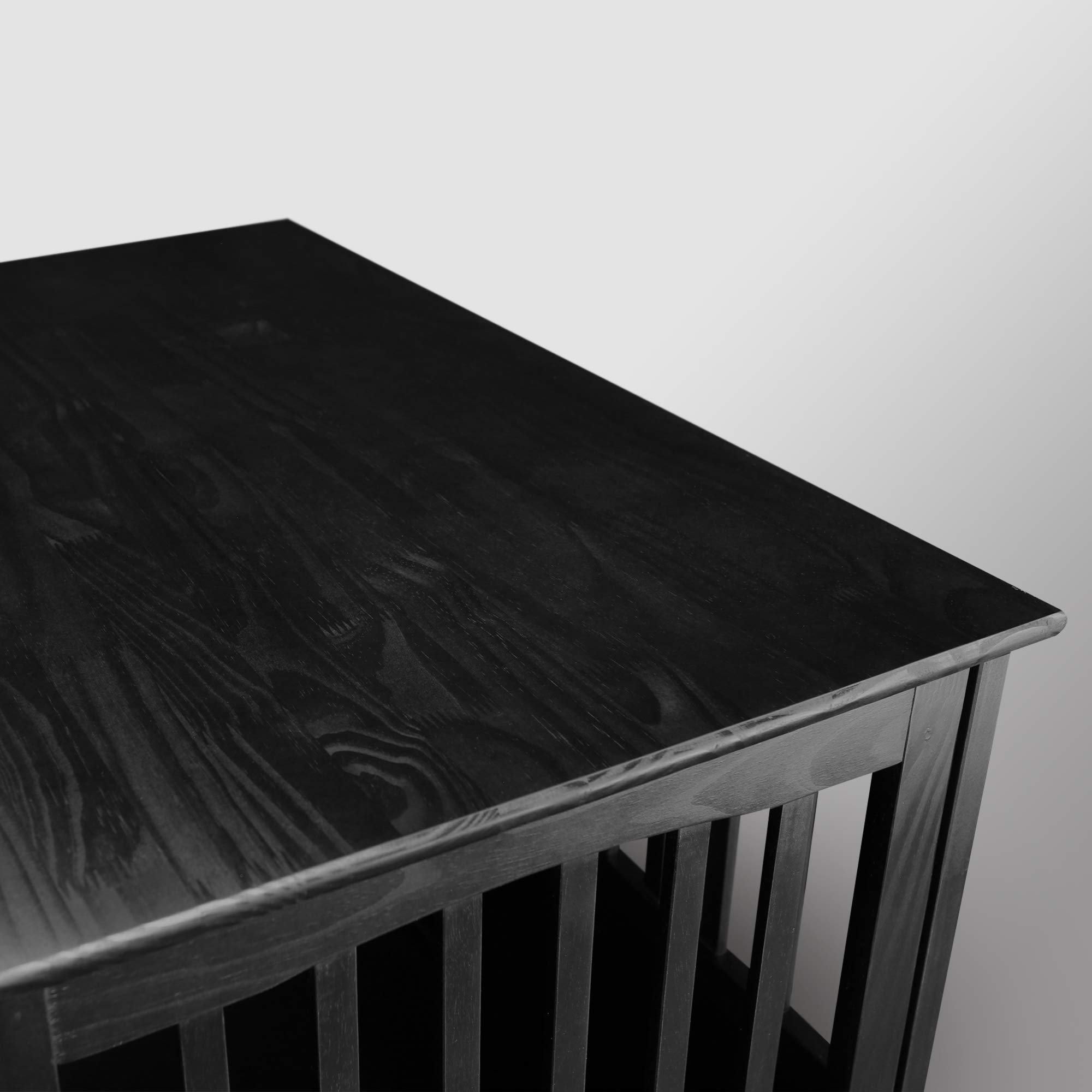 【Home&Garden】Wooden Large Pet Crate, End Table, Black