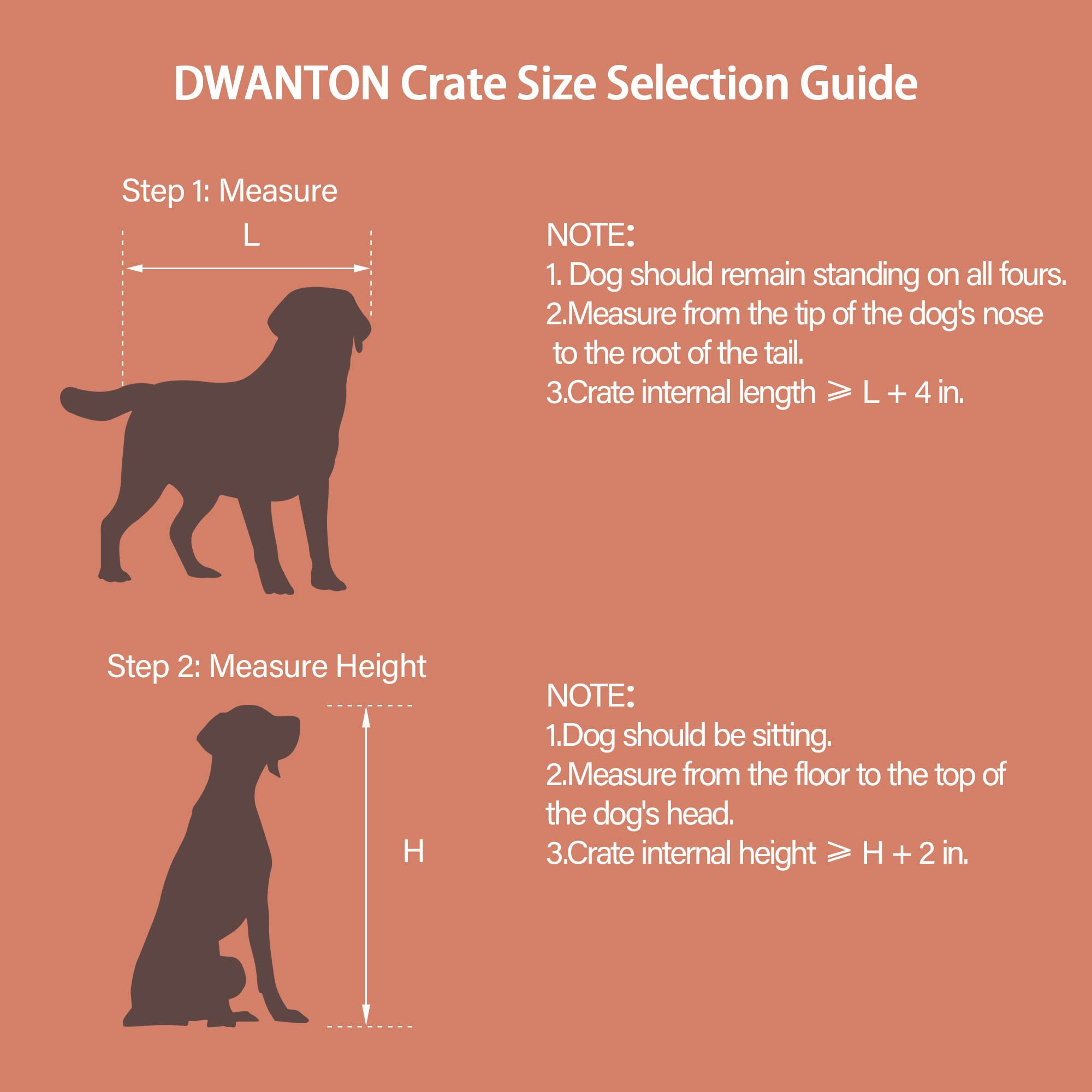 【Home&Garden】Dog Crate Furniture with Cushion, XL Wooden Dog Crate with Double Doors, Dog Furniture