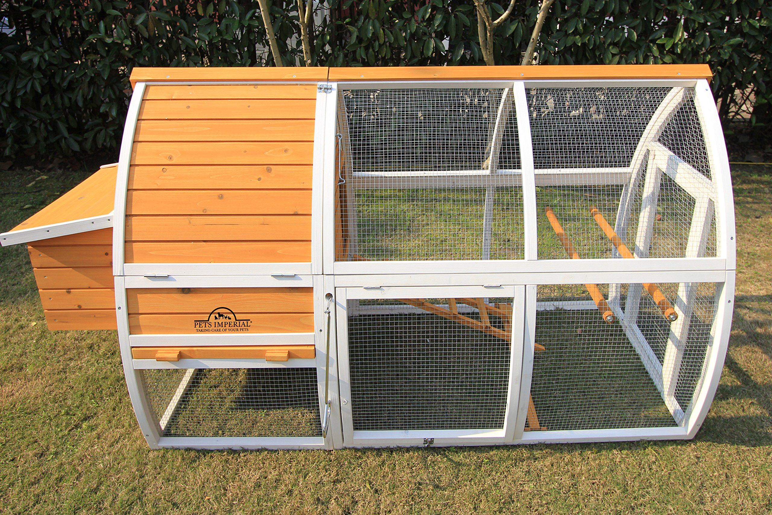 【Home&Garden】Chicken Coop - Ark Poultry Nest Box - Chickn House with Sliding Tray & Opening Roof