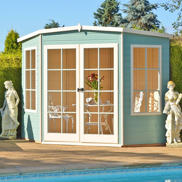 【Home&Garden】Loxley 7' x 7' Oxhill Corner Summer House