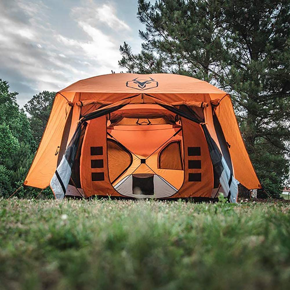 【Sports&Outdoors】T4 Plus Hub Tent, Easy 90-Second Set-Up, Waterproof, UV Resistant, 4-8 Person