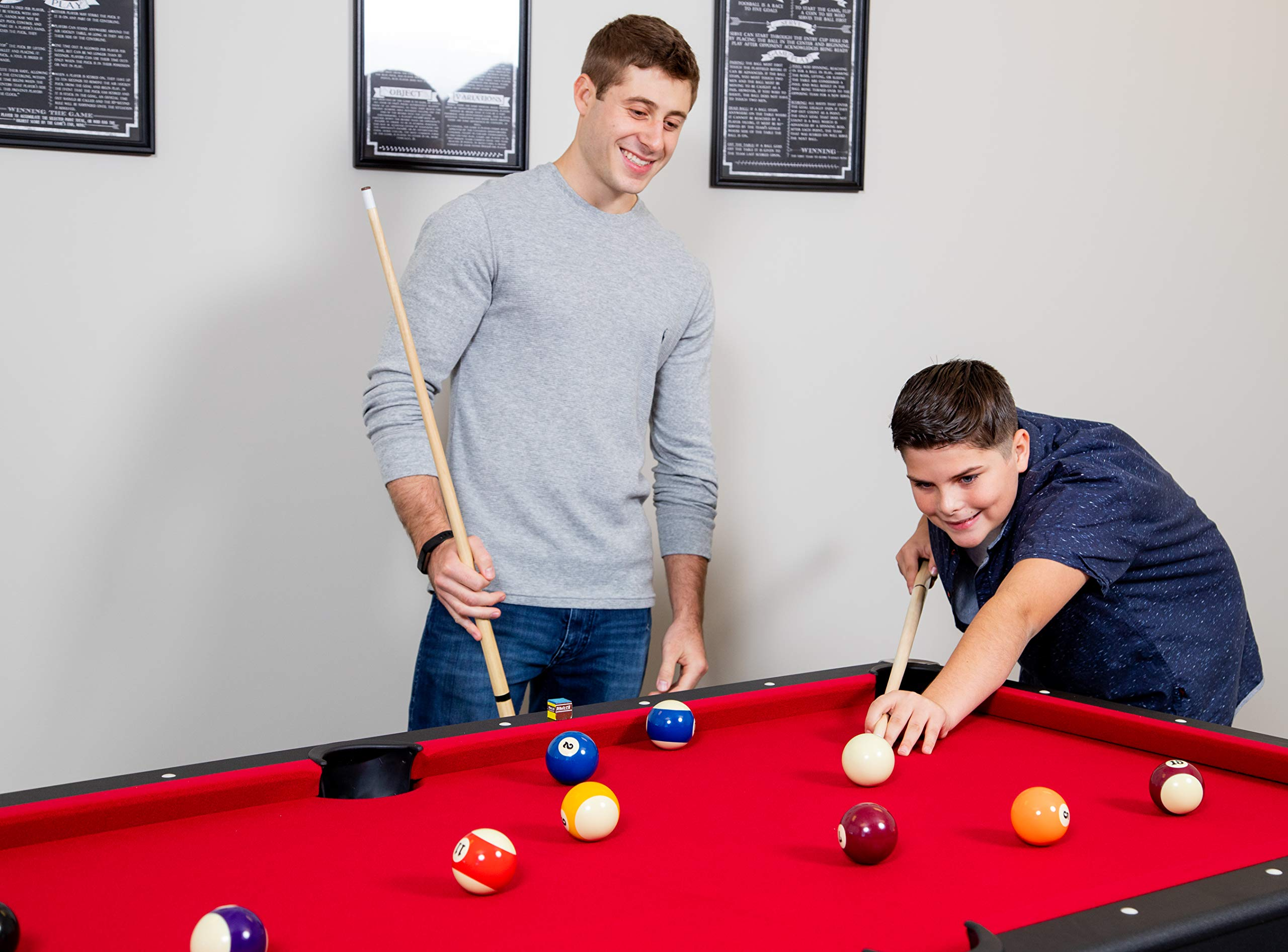 【Sports&Outdoors】Spartan 6-Ft Pool & Table Tennis Multigame Table for Family Recreation Game Rooms