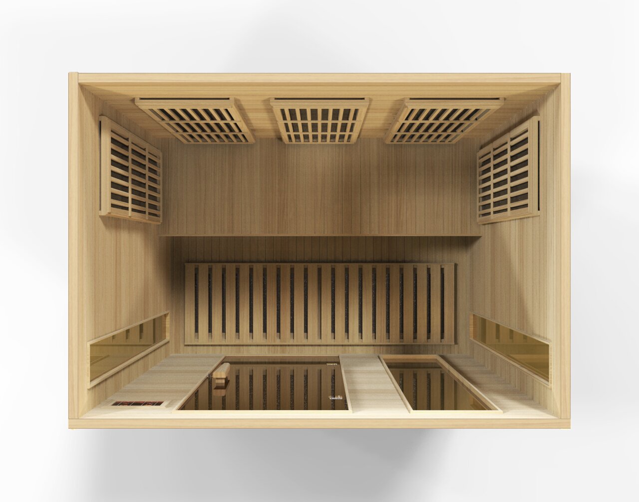 【Sports&Outdoors】Dynamic Infrared 3 - Person Indoor FAR Infrared Sauna in Hemlock