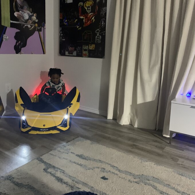 【Baby&Kids】Lamborghini Sian Ride On Car 12V Kids Electric Motorized Vehicle With Led Lights, Remote Control & Scissor Doors