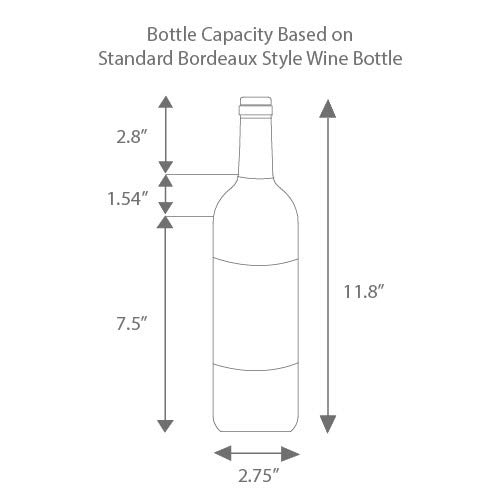 【Appliances】EdgeStar 36 Bottle Built-In Dual Zone French Door Wine Cooler
