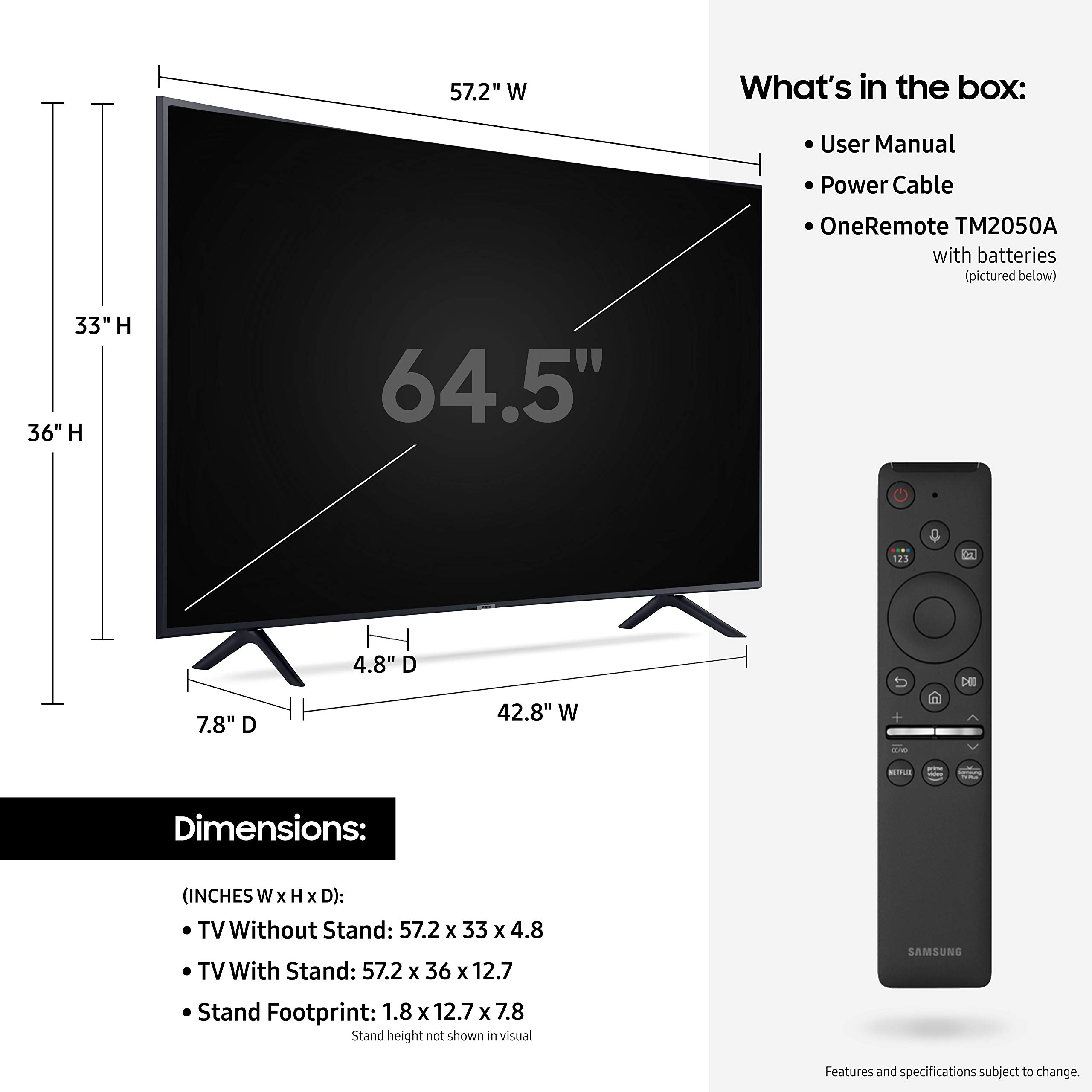 【Electronics】65 inch Samsung TV