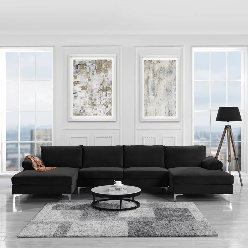 【Furniture】Makai 3 - Piece Upholstered Chaise Sectional
