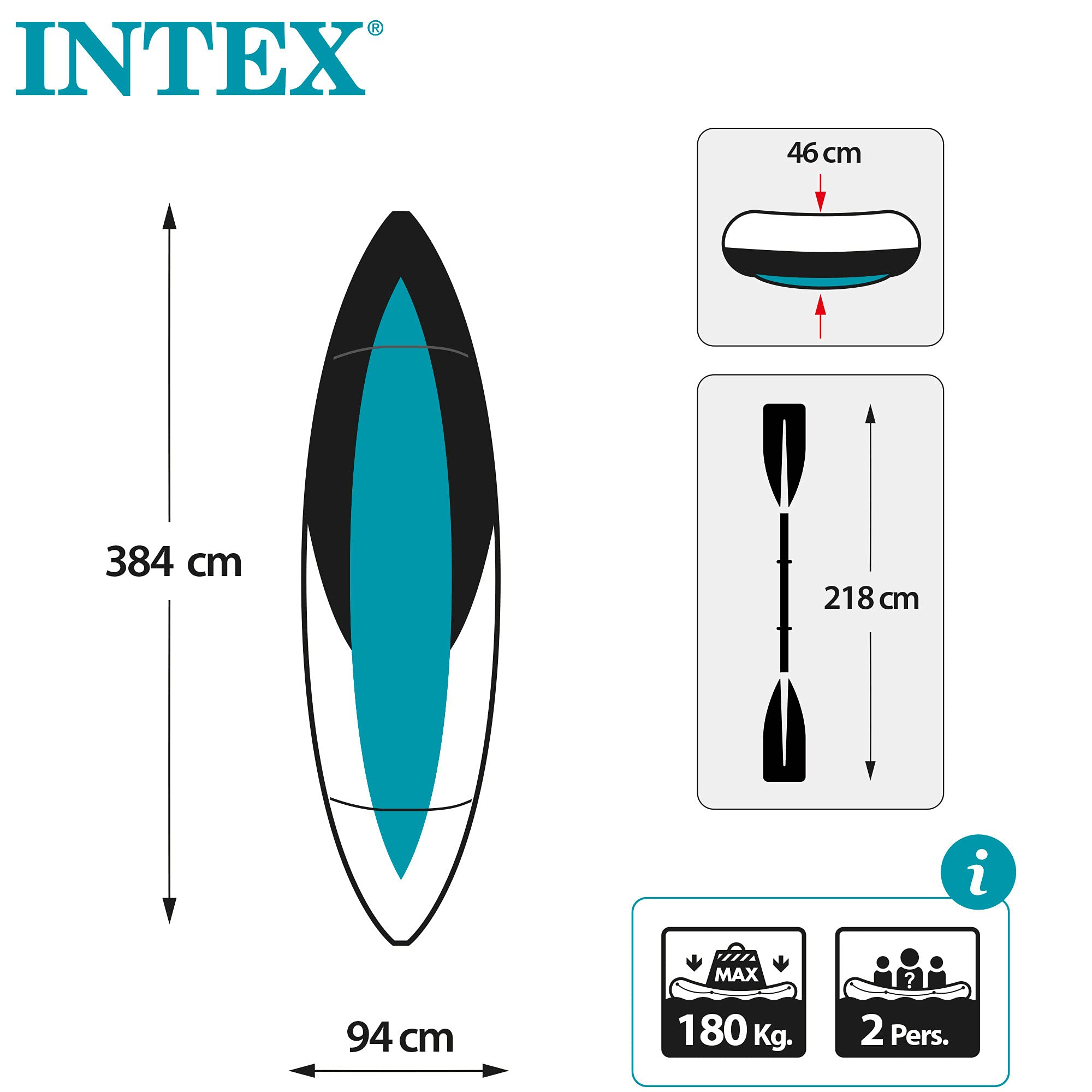 【Sports&Outdoors】Explorer K2 Kayak, 2-Person Inflatable Kayak Set with Aluminum Oars & Air Pump