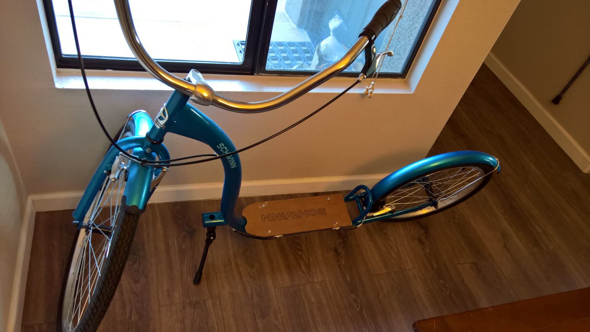 【Sports&Outdoors】Adult Scooter, 26-Inch Alloy Linear Pull Brakes, Steel Frame