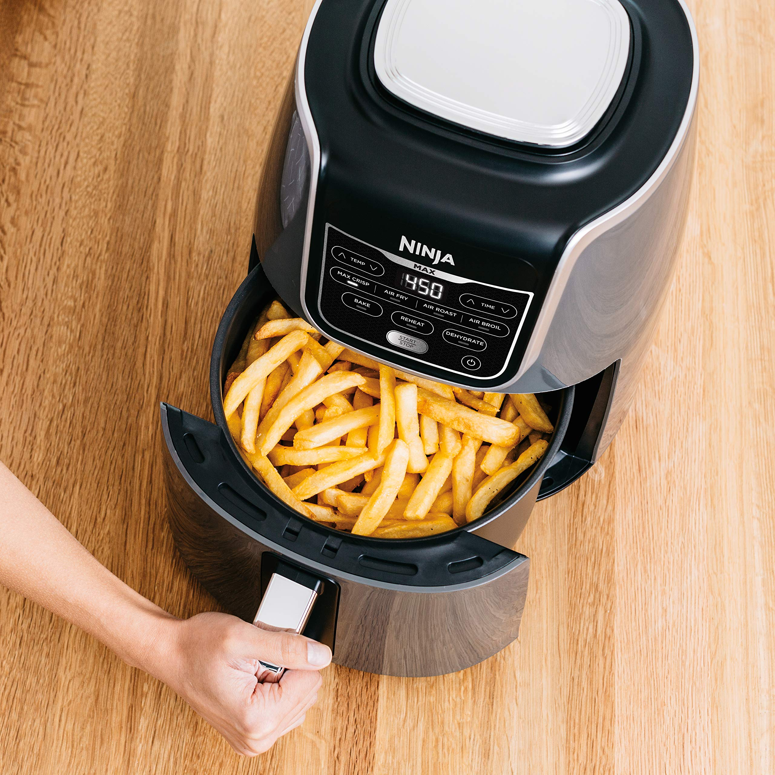 【Appliances】Ninja AF161 Max XL Air Fryer that Cooks, Crisps, Roasts, Bakes, Reheats & Dehydrates, 5.5 Quart