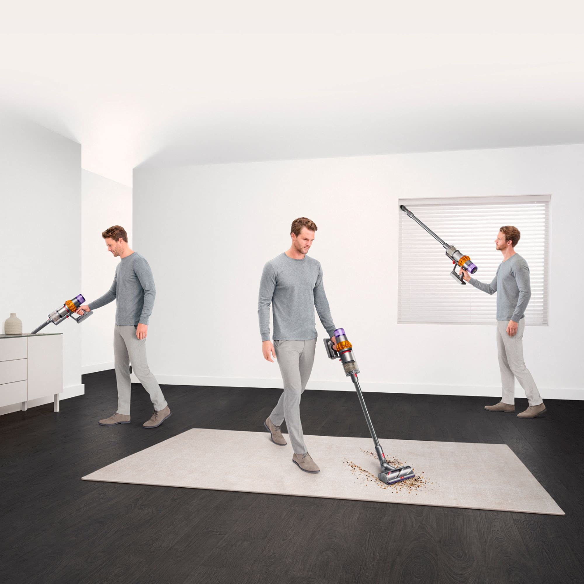 【Appliances】V15 Detect Cordless Stick Vacuum Cleaner for Hard Floor
