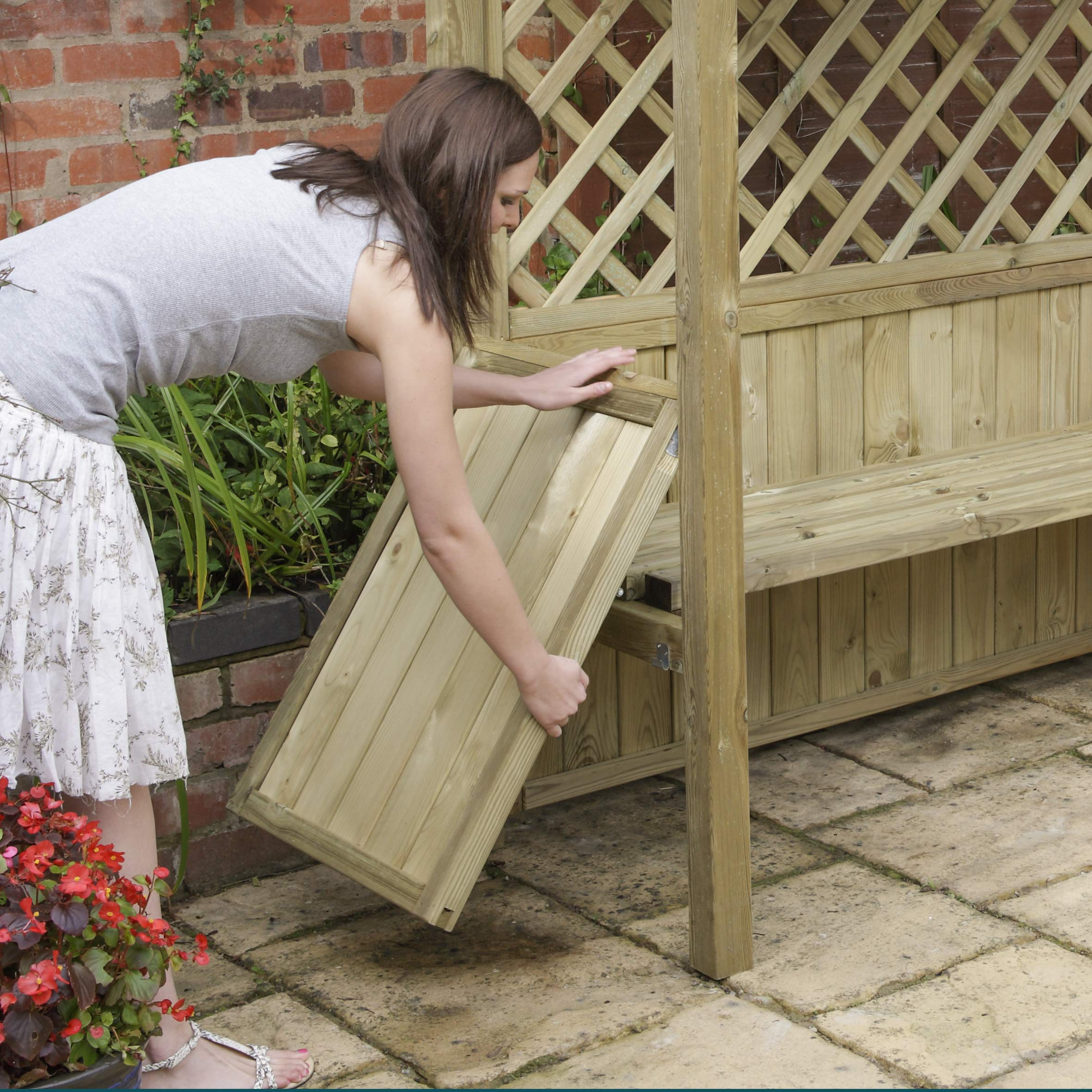 【Home&Garden】Party Arbour & Barbeque Shelter Pressure Treated Fire Retardant Timber