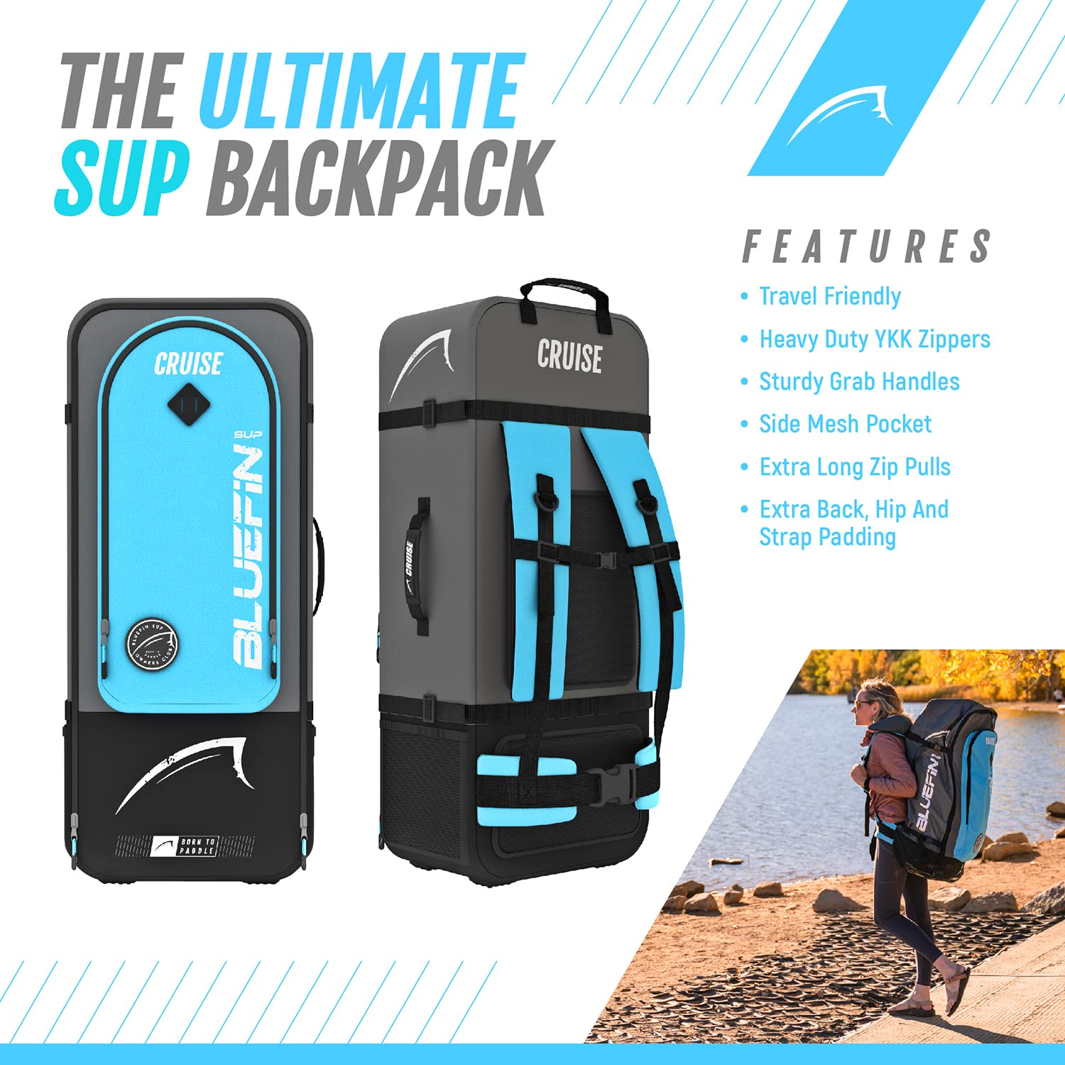 【Sports&Outdoors】【BS】Inflatable Stand Up Paddle Board  Kayak Conversion Kit  10'8, 12', 15'