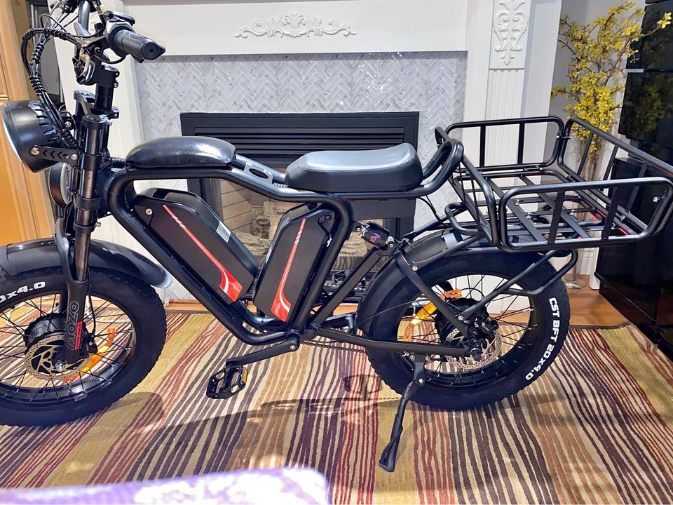 POWERFUL EBIKE DUAL MOTOR FRONT AND REAR TIRES DUAL 22AH hour BATTERY FAT TIRE ELECTRIC