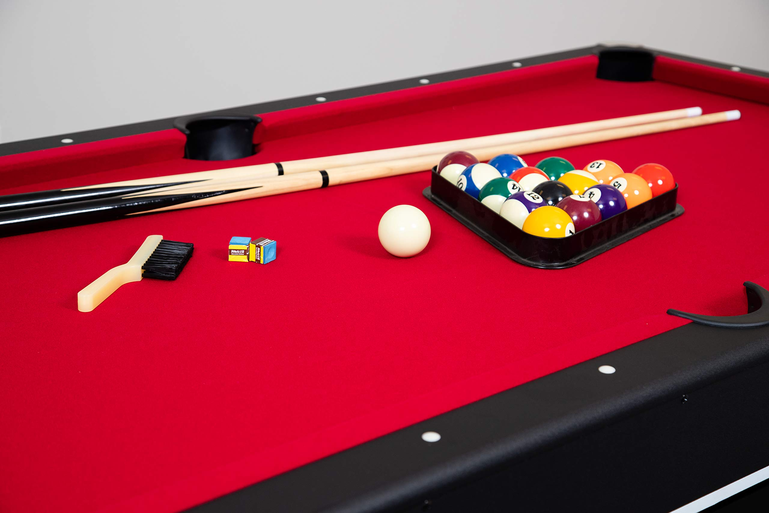 【Sports&Outdoors】Spartan 6-Ft Pool & Table Tennis Multigame Table for Family Recreation Game Rooms