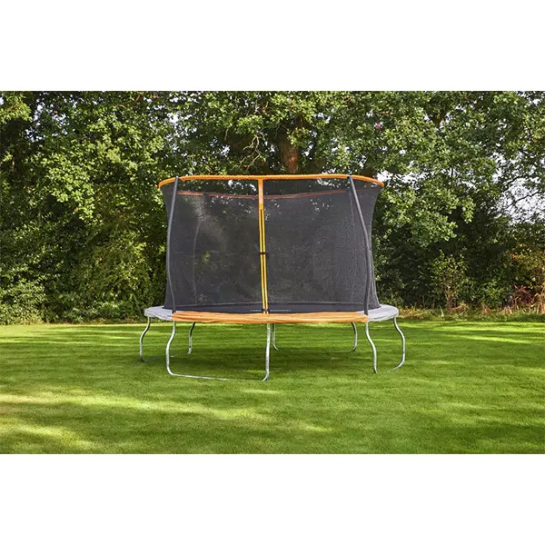 【Sports&Outdoors】【BS】10ft Outdoor Kids Trampoline with Enclosure