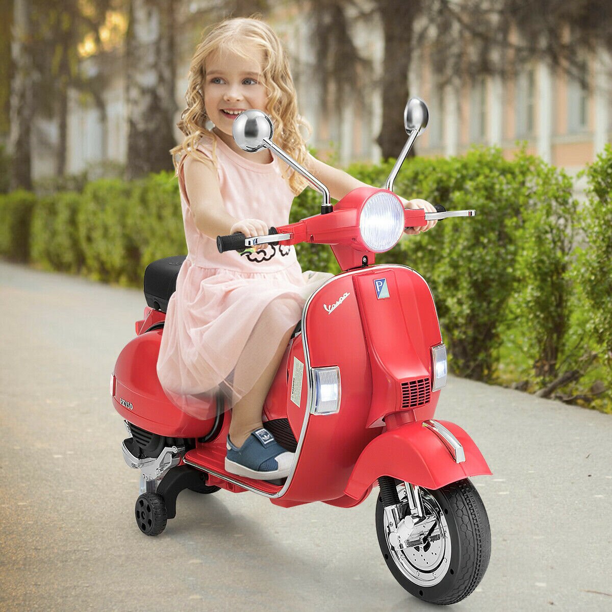 【Baby&Kids】Kids Ride on Vespa Scooter Motorcycle