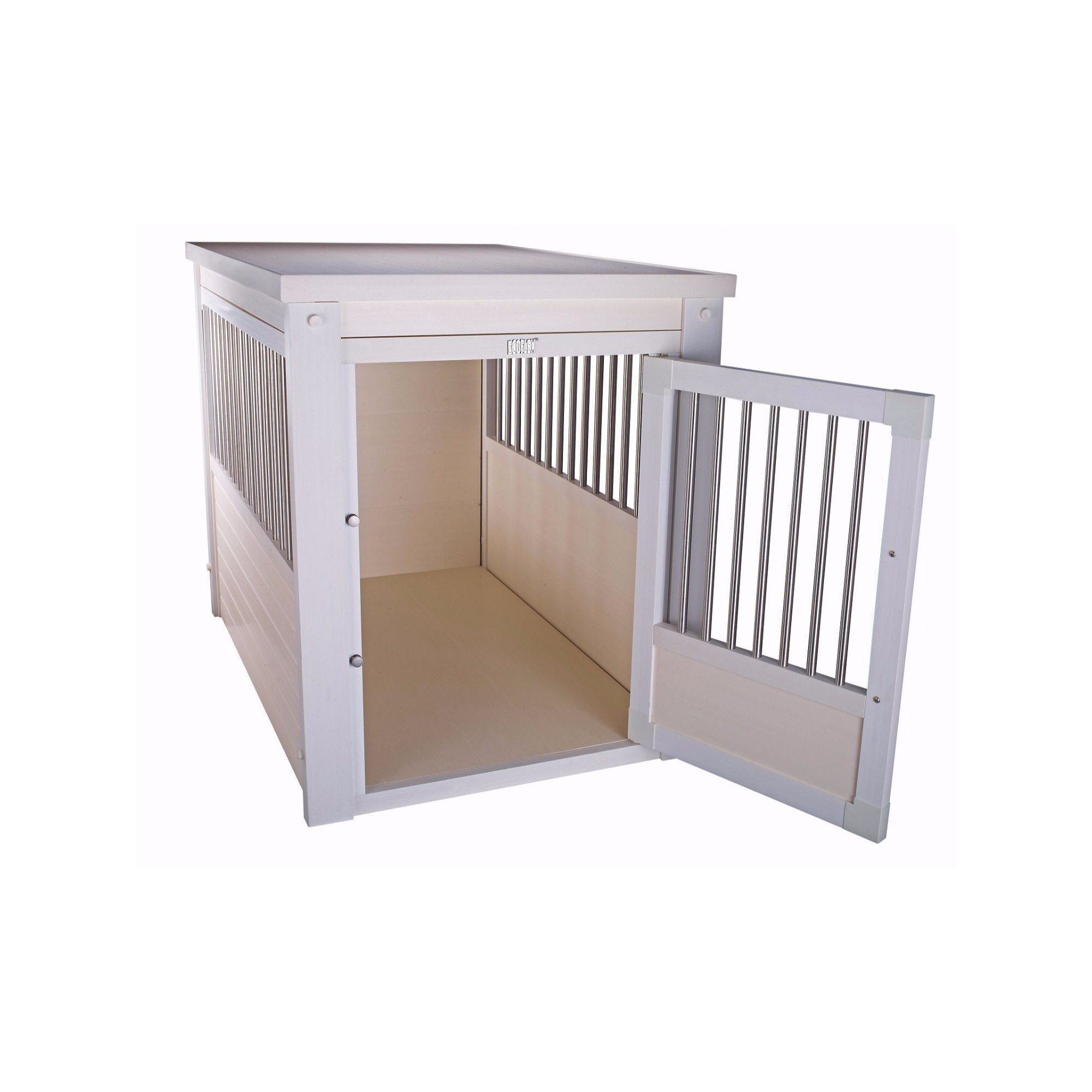 【Pet】Pet CrateEnd Table, X-Large, Antique White