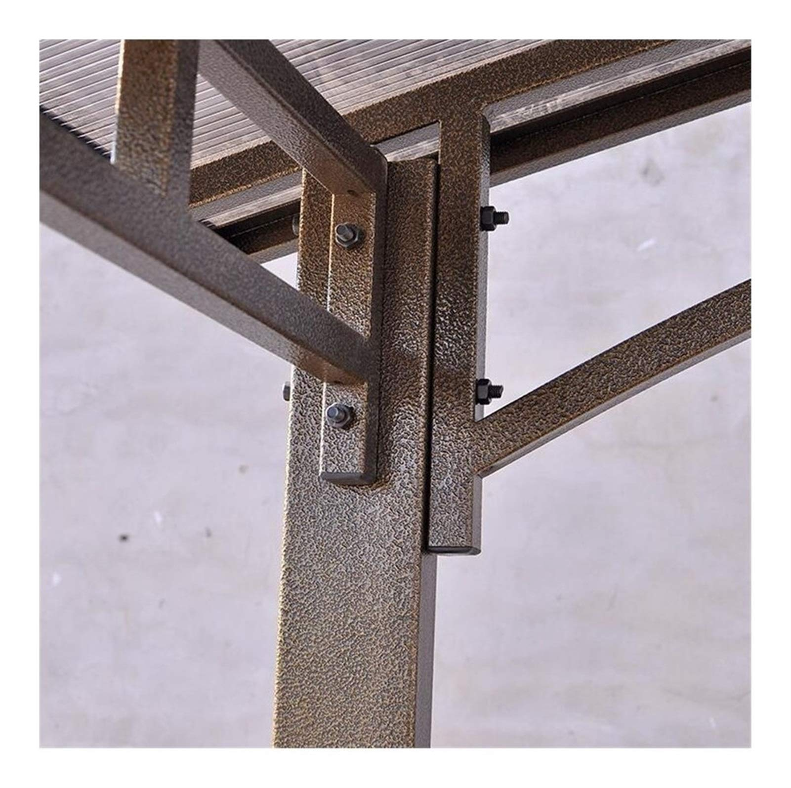 【Gazebo】Outdoor Pergola Villa Garden Furniture, Patio Pavilion with Desk Patio Gazebo Outdoor Canopy Gazebo
