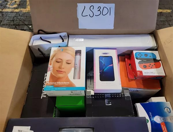 Lucky box - Chances of getting a cell phone, computer, tablet