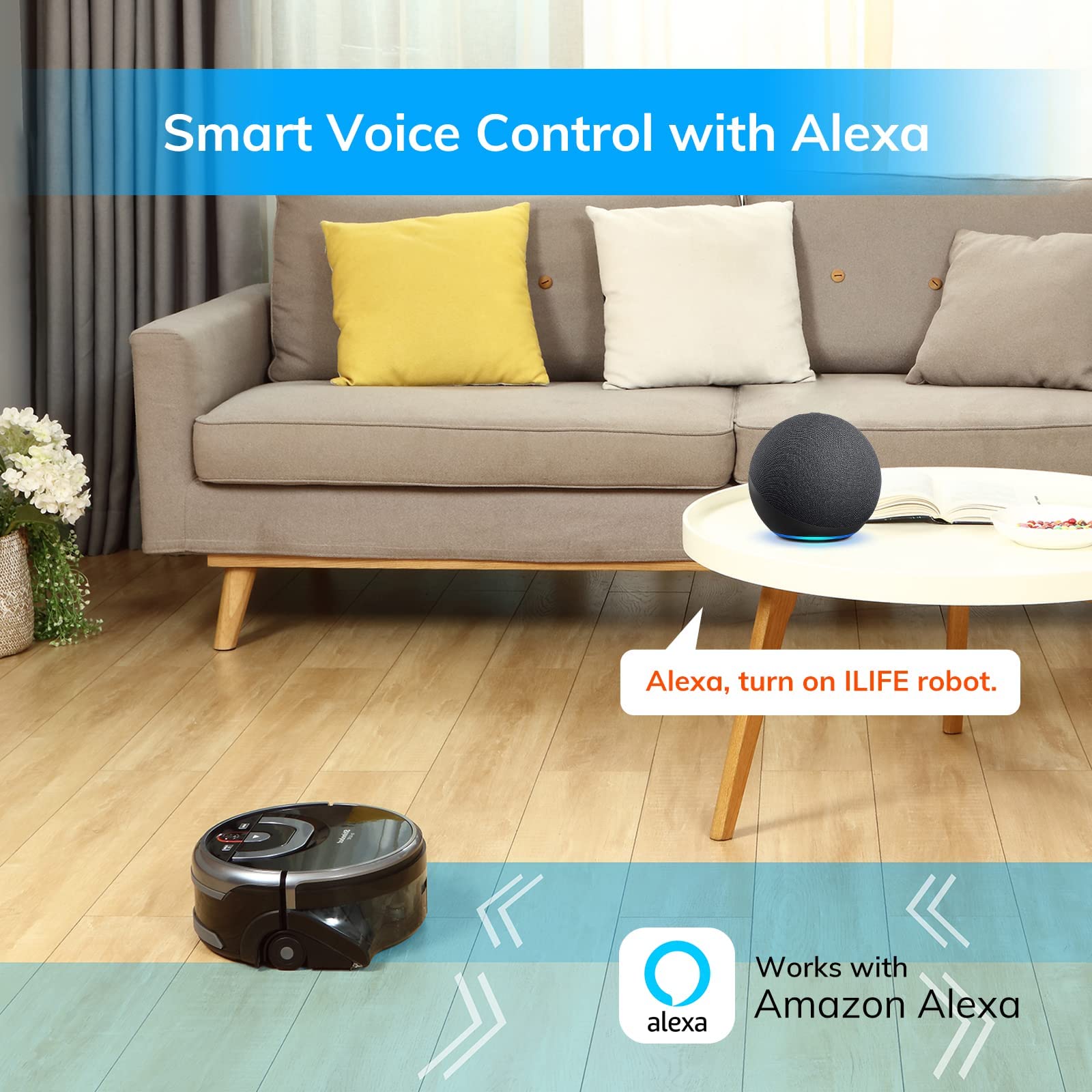 【Appliances】Autonomous Floor Mopping Scrubbing Robot for Hard Floors