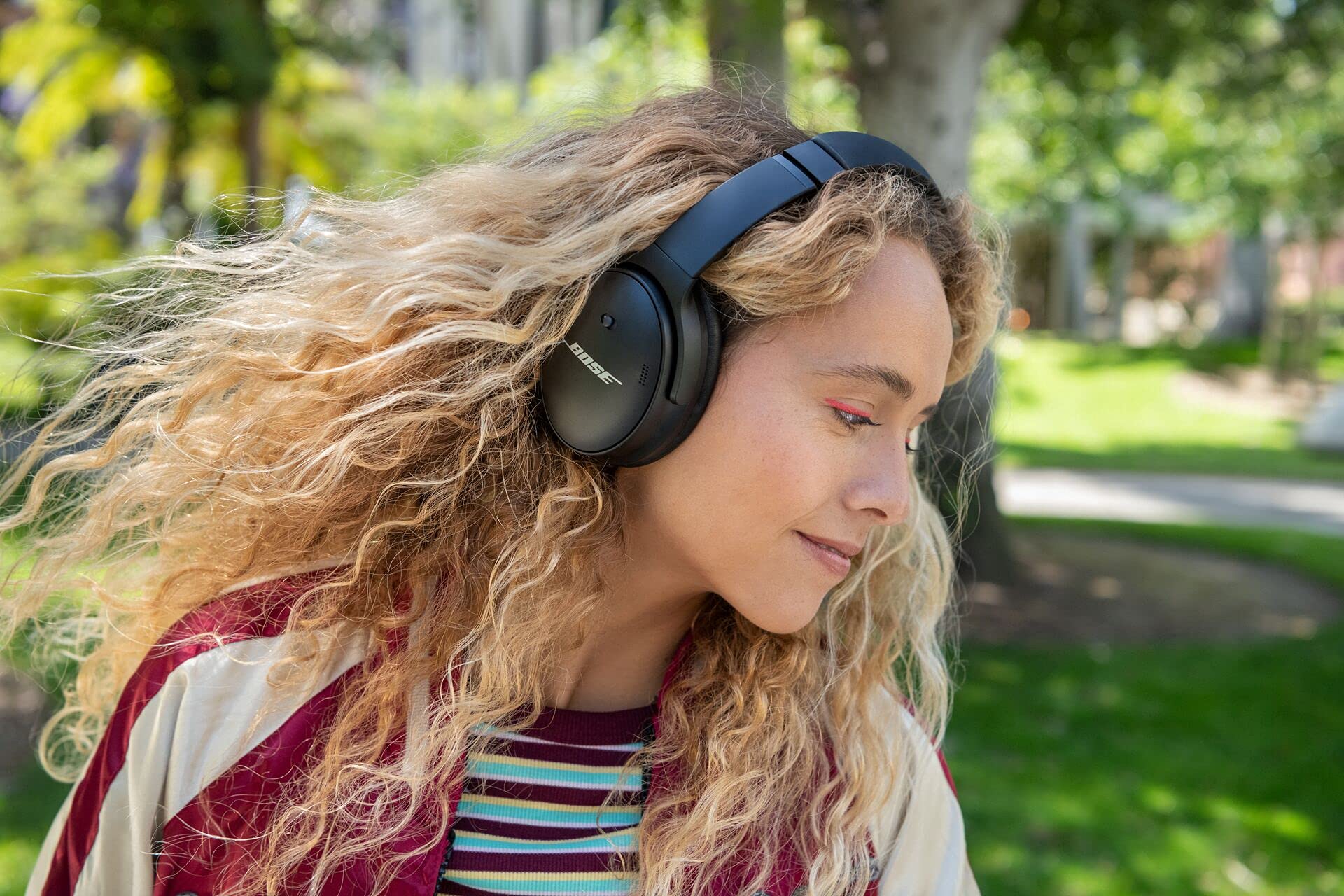 【Electronics】Bluetooth Wireless Noise Cancelling Headphones with Microphone for Phone Calls