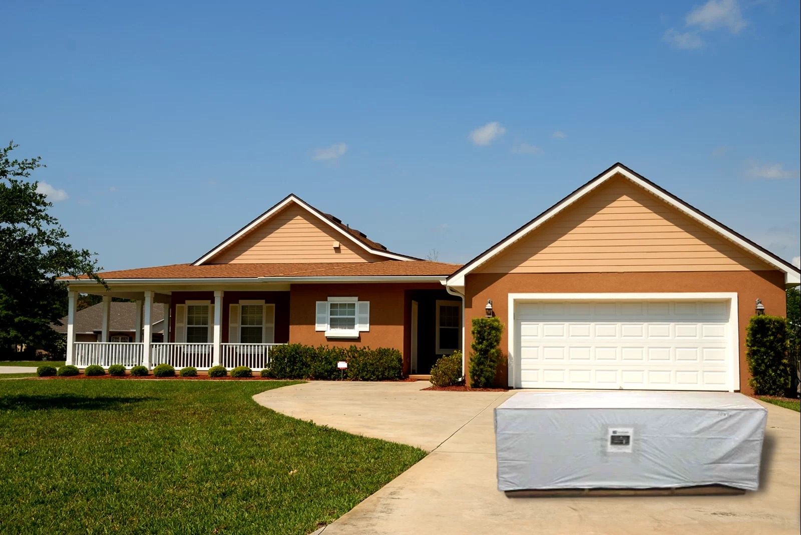 【Storage Shed】12 ft. W x 26 ft. D Solid Wooden Garage Shed