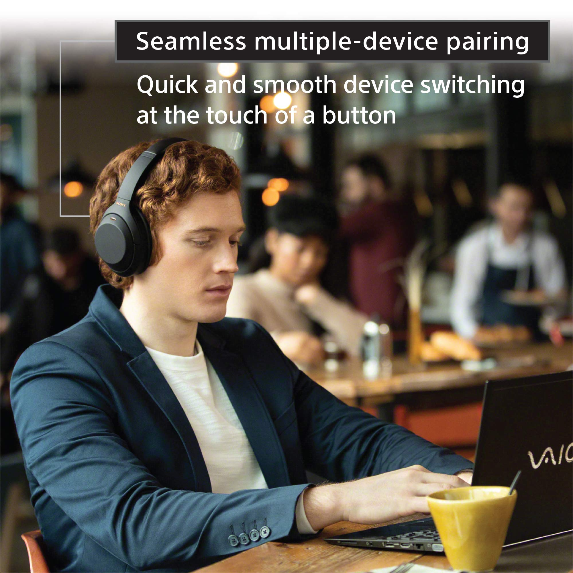 【Electronics】WH-1000XM4 Wireless Noise Canceling Overhead Headphones with Mic