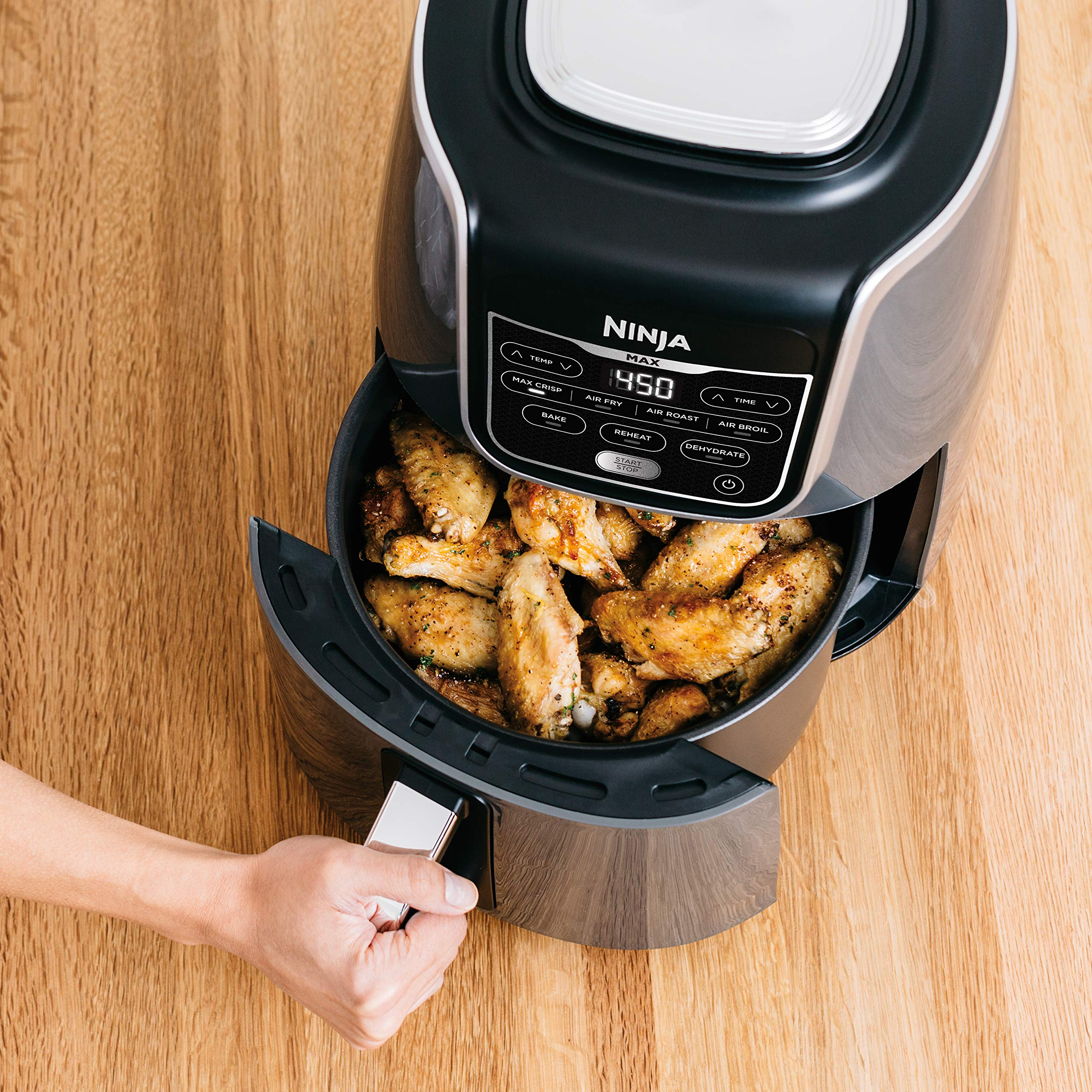 【Appliances】Ninja AF161 Max XL Air Fryer that Cooks, Crisps, Roasts, Bakes, Reheats & Dehydrates, 5.5 Quart