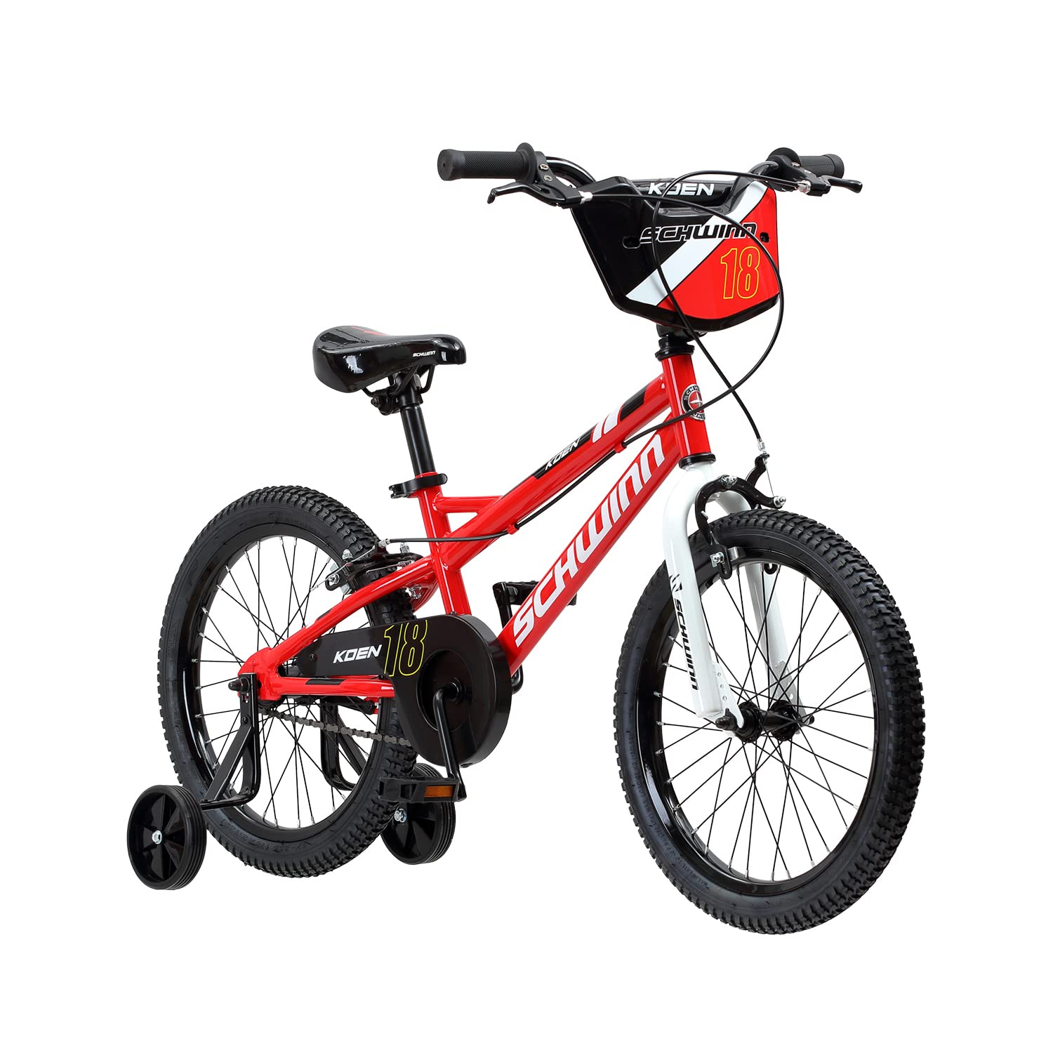 【Sports&Outdoors】Koen & Elm Toddler and Kids Bike, 12-18-Inch Wheels, Training Wheels Included
